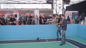 Jochem’s run recorded in DeepRacer TV (Source: DeepRacer TV On YouTube)