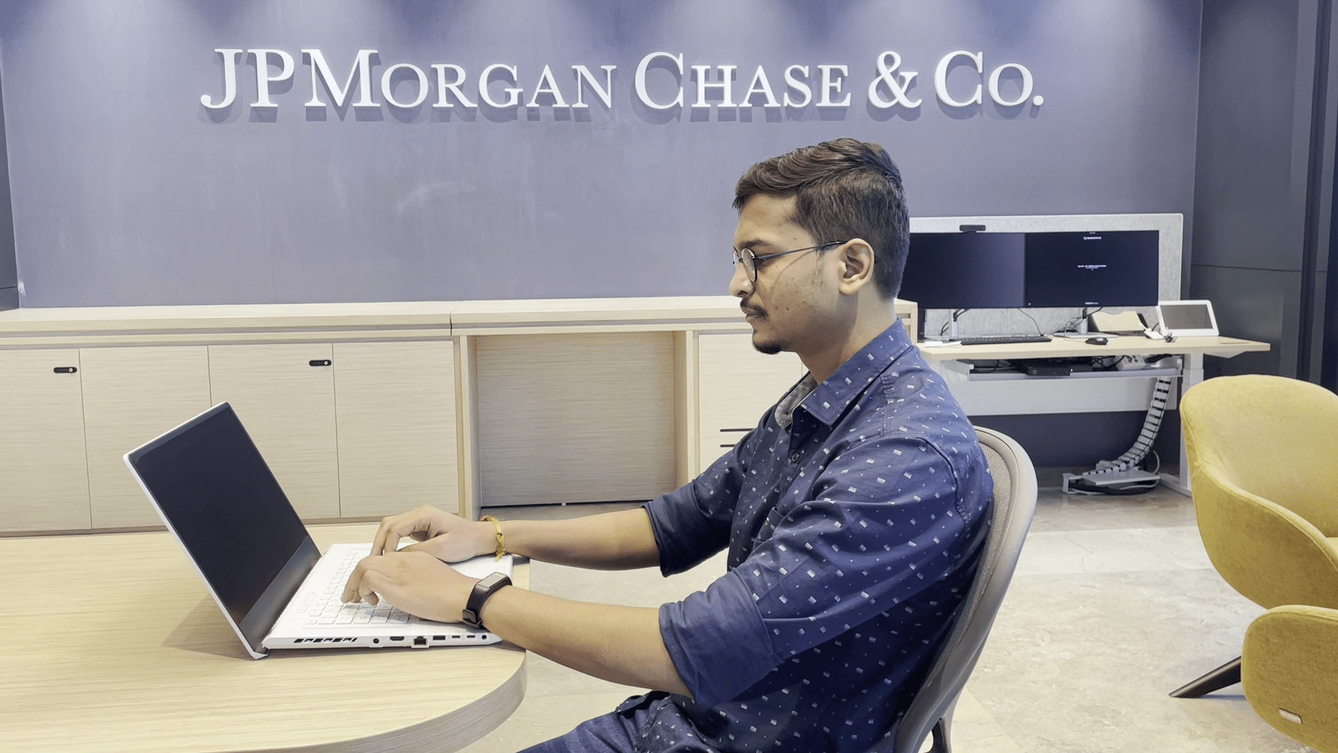 Sairam Naragoni at work (Source: Sairam Naragoni)