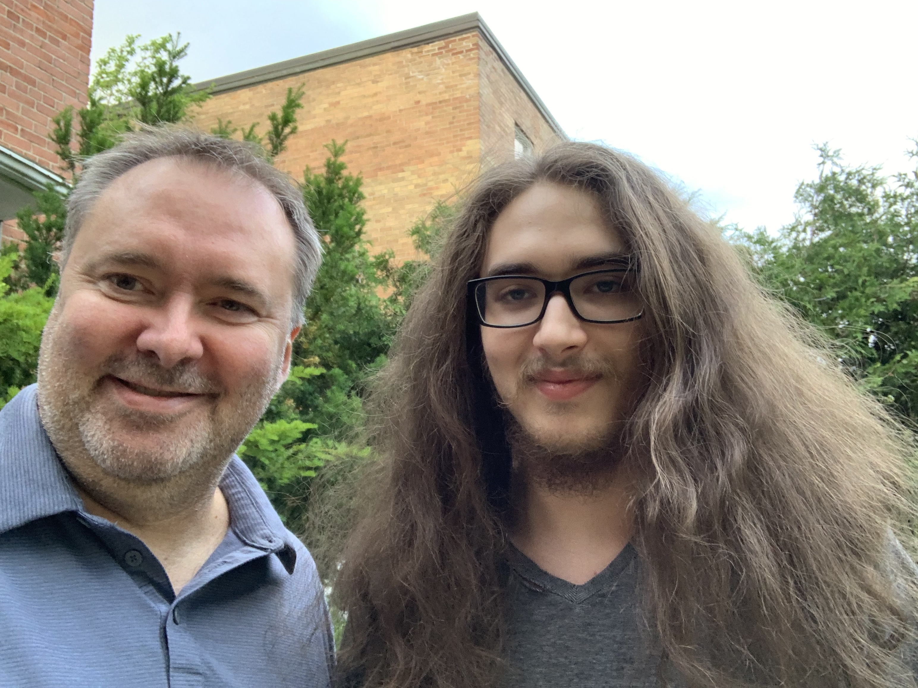Timothy with his dad, James Jennens (Source: James Jennens)