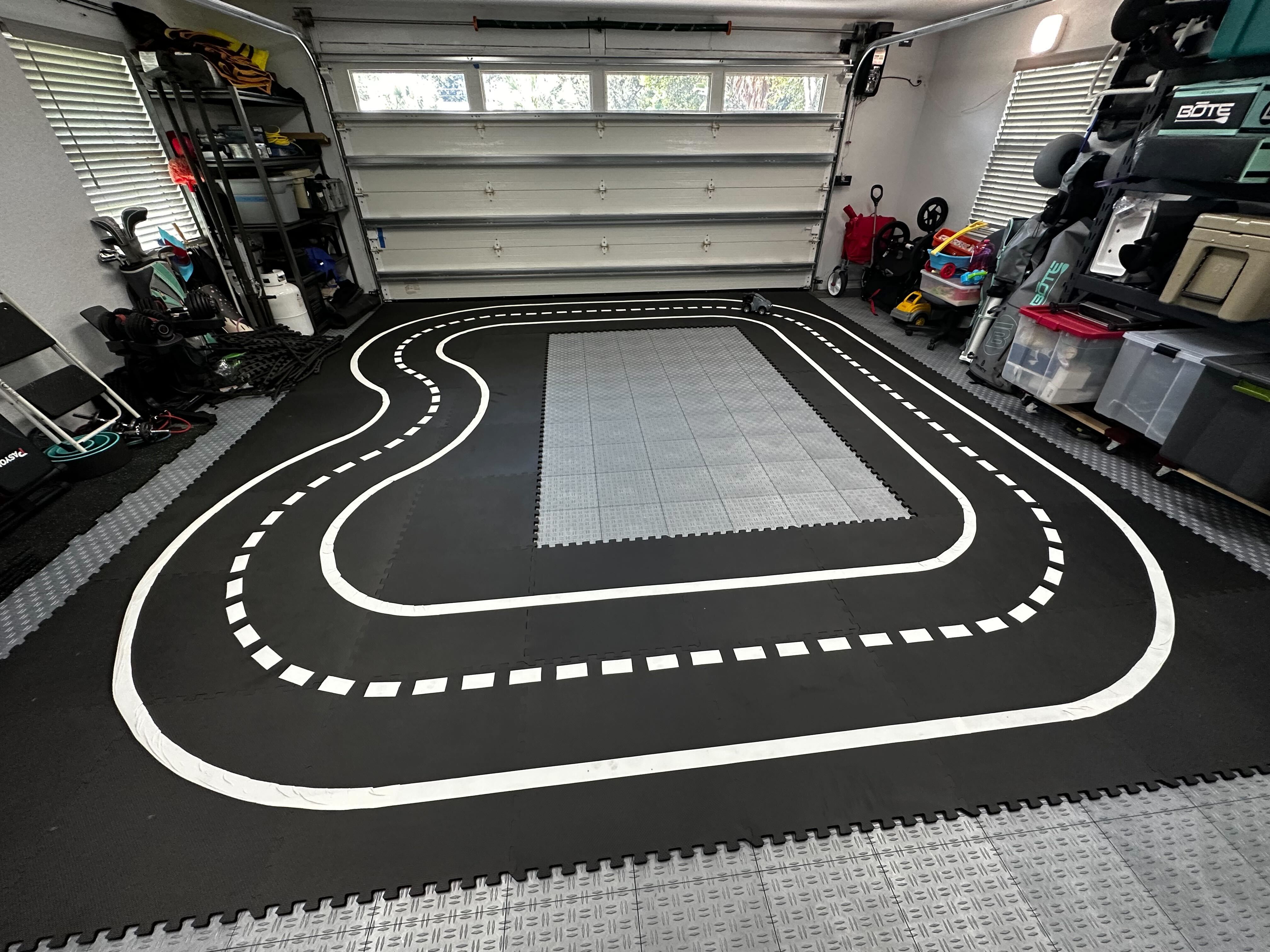 The track Ross has built to train on (source: Ross Williams)