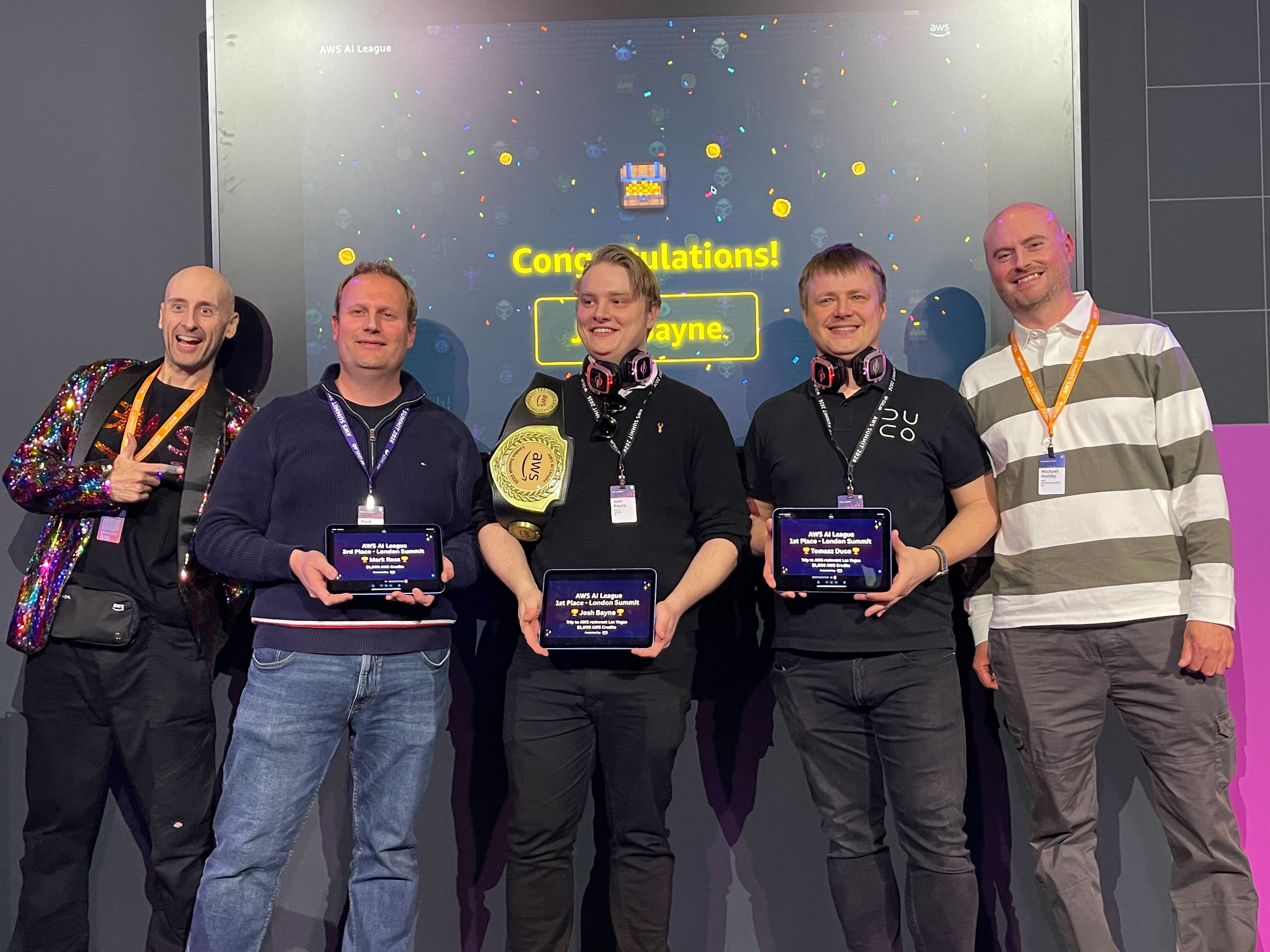 AWS AI League finalists, London