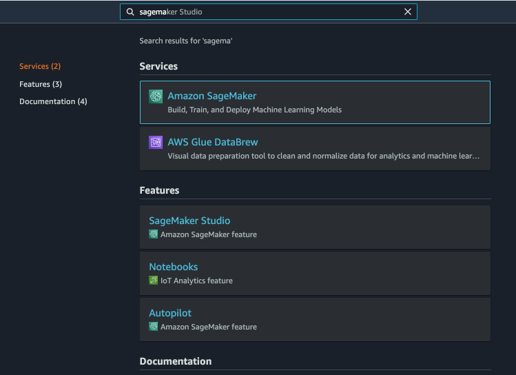 Opening Amazon SageMaker
